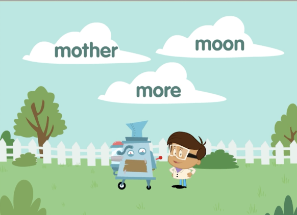 More cloud collecting with Ivan rhyming game from ABCmouse.com. 